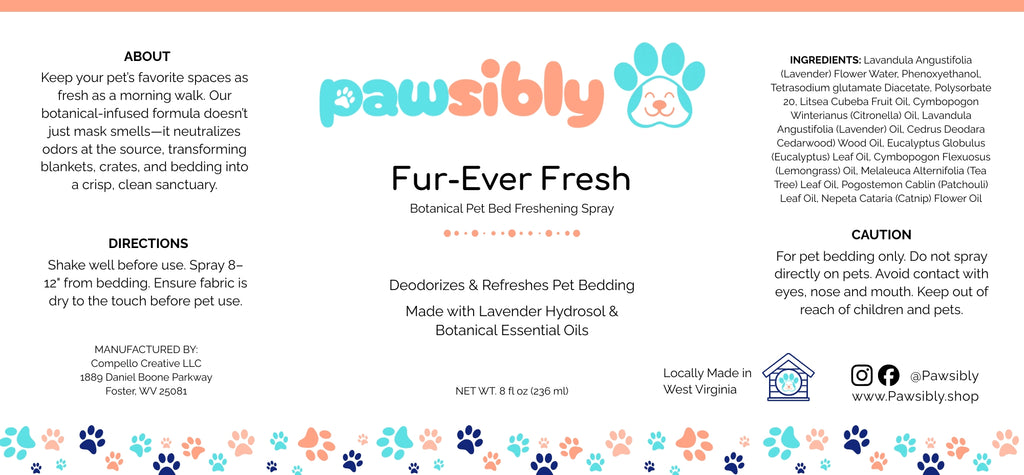 Fur-Ever Fresh Pet Bed Freshening Spray