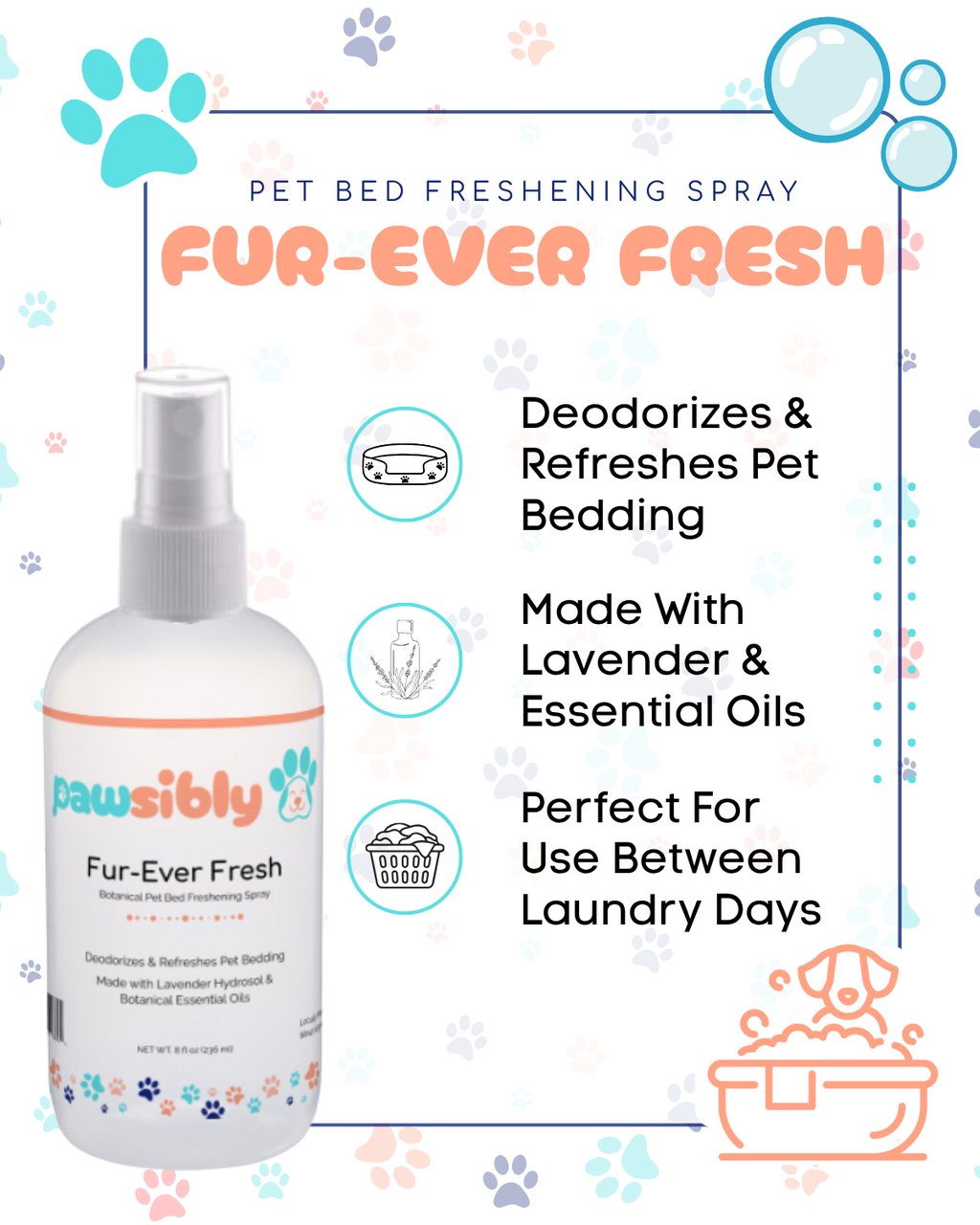Fur-Ever Fresh Pet Bed Freshening Spray