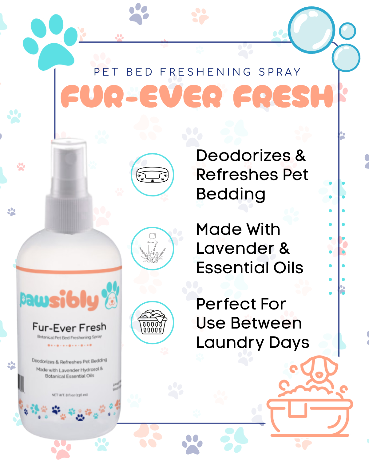 Fur-Ever Fresh Pet Bed Freshening Spray