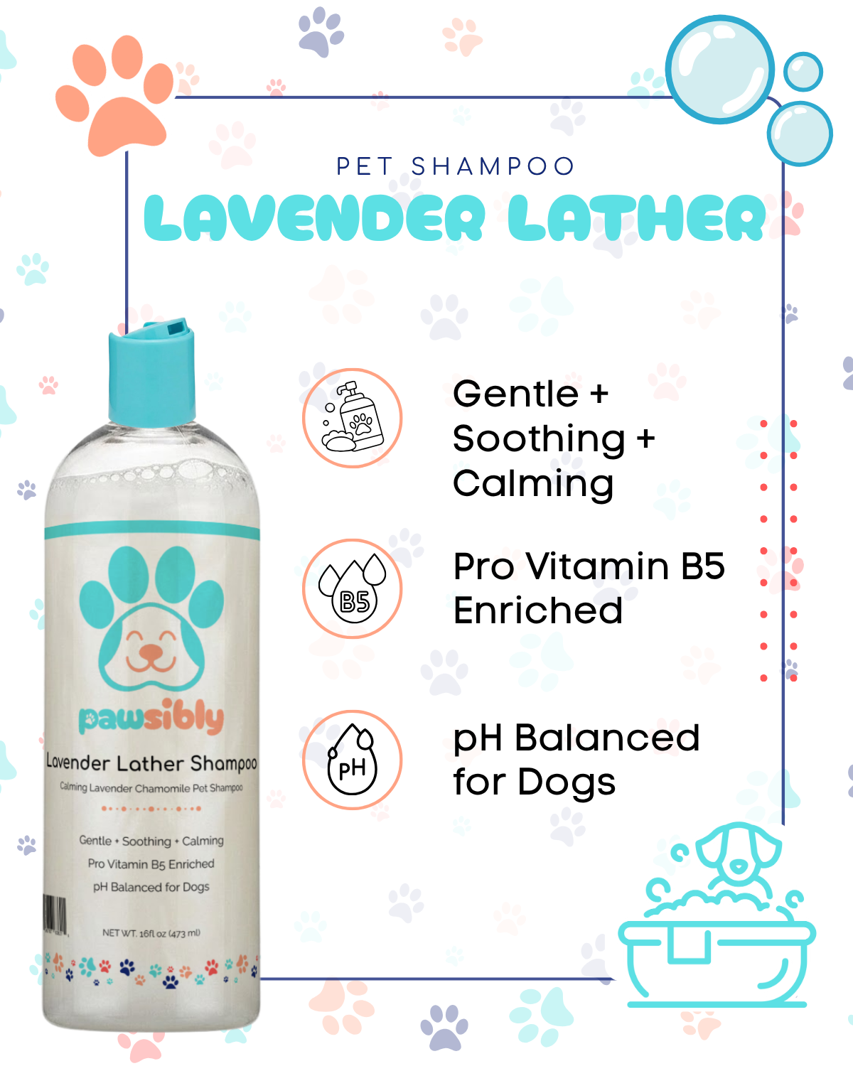 Lavender Lather Pet Shampoo