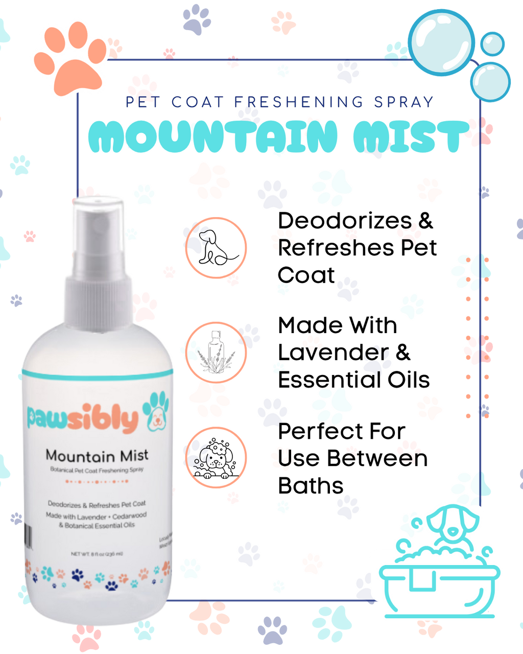 Mountain Mist Pet Coat Freshening Spray