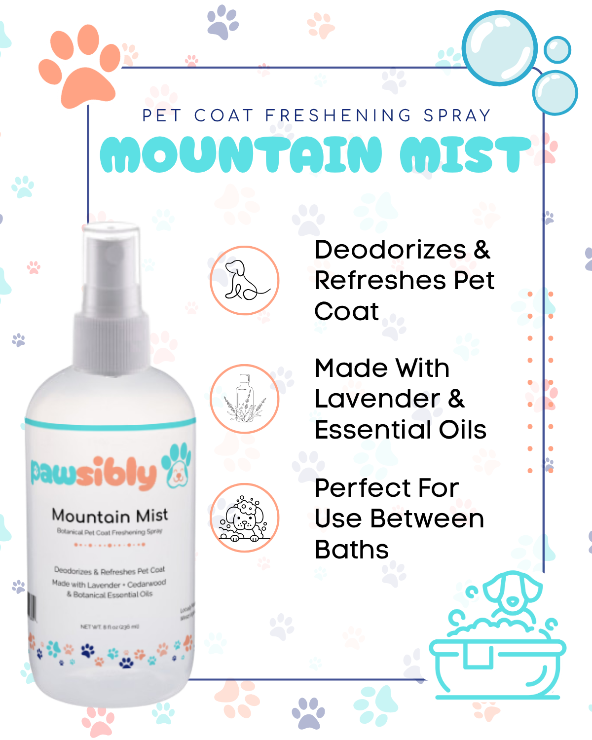 Mountain Mist Pet Coat Freshening Spray