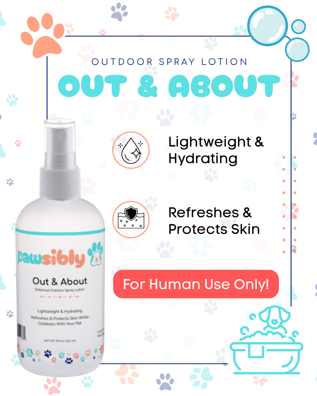 Out & About Outdoor Spray Lotion