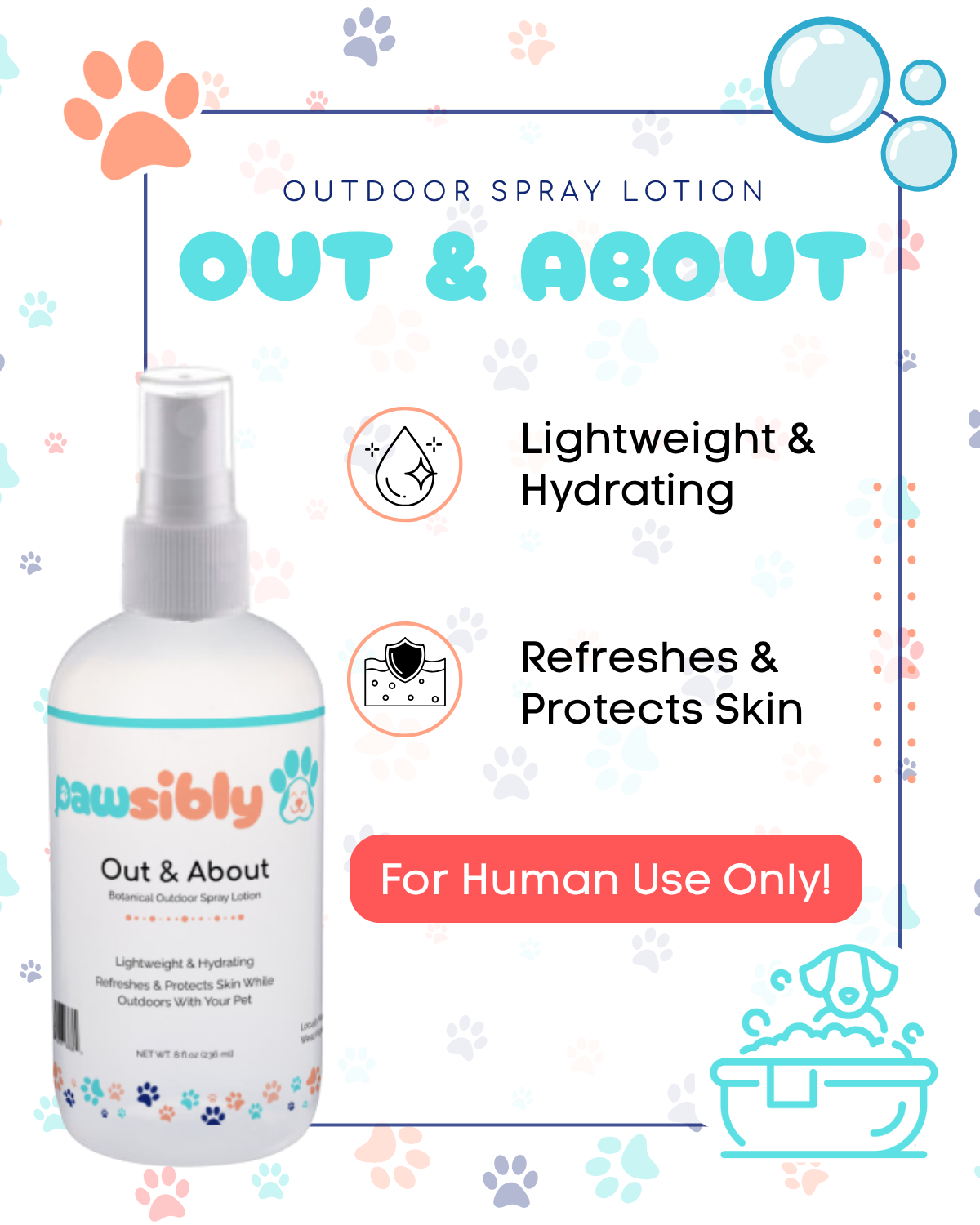 Out & About Outdoor Spray Lotion